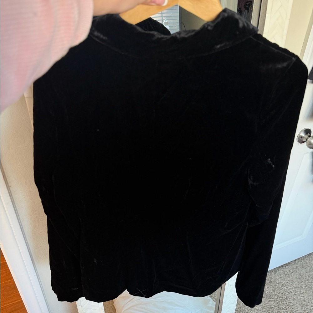 For Love And Lemons Viva Velvet Black Elegant Women's Jacket - Picture 6 of 9